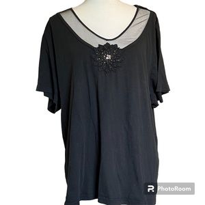 Kim Rogers black shirt size 3x